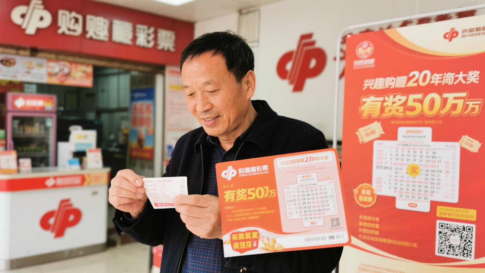 男子购彩20年屡中奖 终揽福彩500万巨奖 男子购彩20年屡中奖 终揽福彩500万巨奖